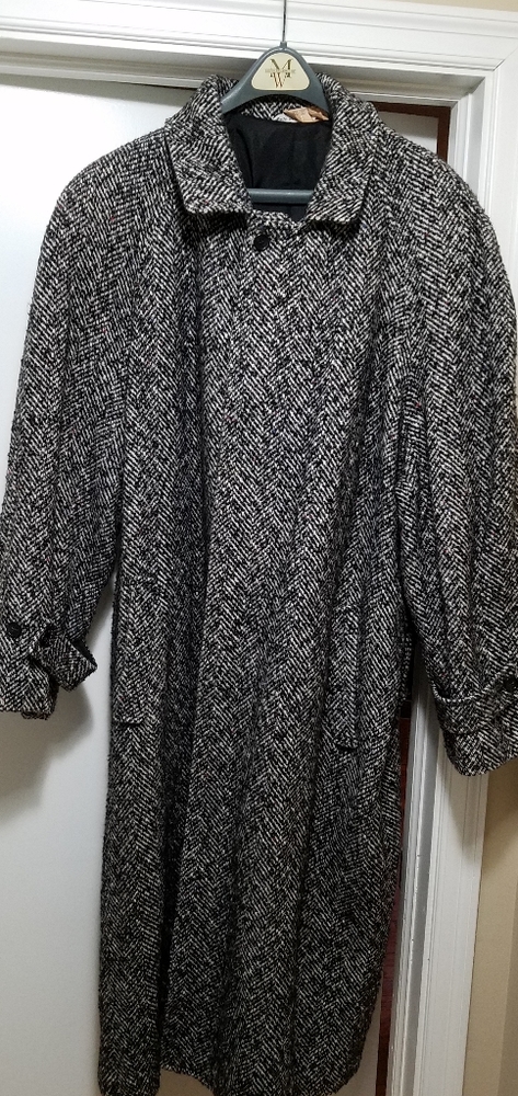 Men's wool overcoat